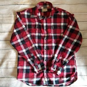 Mens Plaid Button Down Shirt